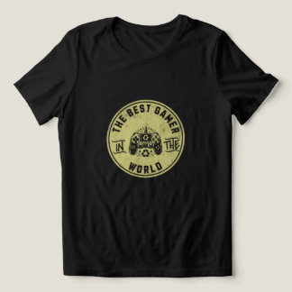 “The Best Gamer in the World” – Vintage Video Game Tri-Blend Shirt