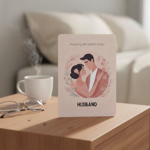 "The Best Husband" Cosy Liebe Card Feiertagskarte