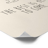 The Best is yet to come Poster (Ecke)