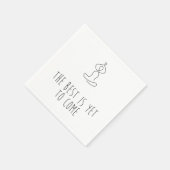 The Best is yet to come Serviette (Ecke)