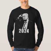 The Best is yet to Come: Trump USA 2024 Graphic T-Shirt (Vorderseite)