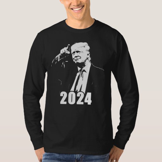 The Best is yet to Come: Trump USA 2024 Graphic T-Shirt (Vorderseite)