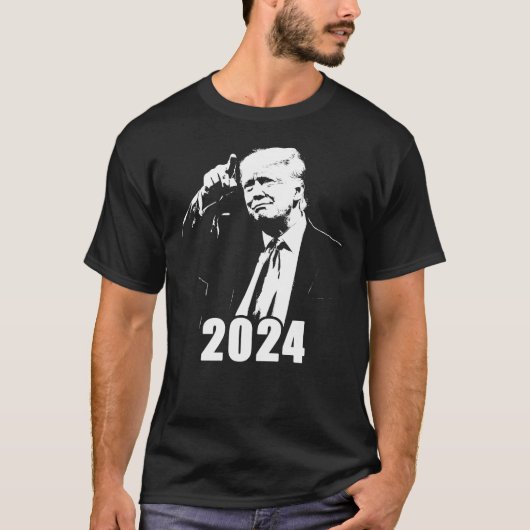 The Best is yet to Come: Trump USA 2024 Graphic T-Shirt (Vorderseite)