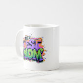 The best mom Stil Kaffeetasse (Vorderseite Links)