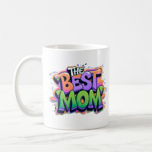 The best mom Stil Kaffeetasse (Links)