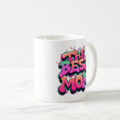 The best mom Stil Kaffeetasse (VorderseiteRechts)