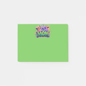 The best mom Stil Post-it Klebezettel (Vorderseite)