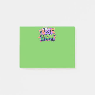 The best mom Stil Post-it Klebezettel