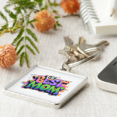 The best mom Stil Schlüsselanhänger (Seite)