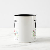 The Best Nana Get Promoted Est 2025 Two-Tone Co Zweifarbige Tasse (Mittel)