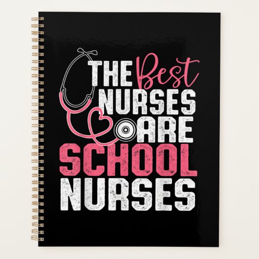 The Best Nurses Are School Nurses Planer (Vorderseite)