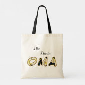 The Best Oma In German Tote Bag Tragetasche (Rückseite)