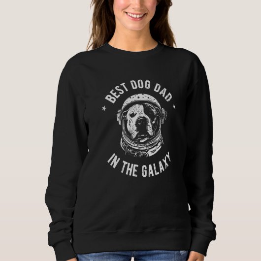 The Best Pitbull dog Dad in the galaxy - Pitbull P Sweatshirt (Vorderseite)