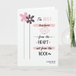 The Best Teacher Karte