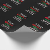 The Best Way To Spread Christmas Cheer Funny Xmas Geschenkpapier (Ecke)