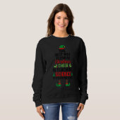 The Best Way To Spread Christmas Cheer Is Teaching Sweatshirt (Vorne ganz)