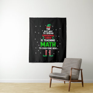 The Best Way To Spread Christmas Cheer is Teaching Wandteppich