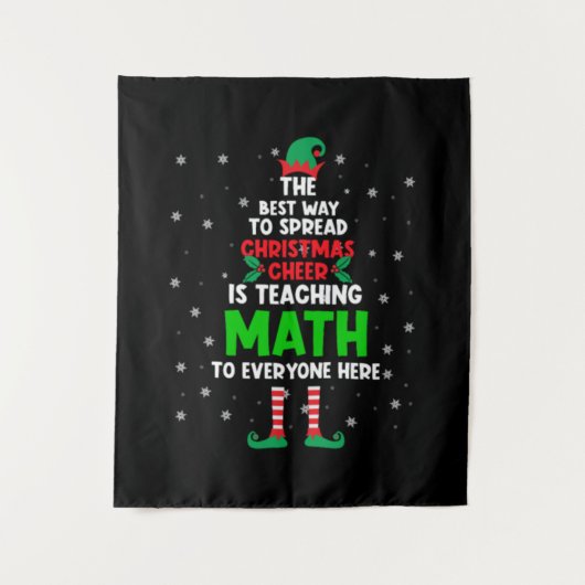 The Best Way To Spread Christmas Cheer is Teaching Wandteppich (Vorderseite)