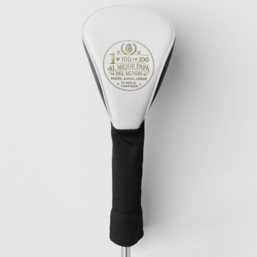 The Best World Dad / Funda para Driver Golf Headcover (Vorderseite)