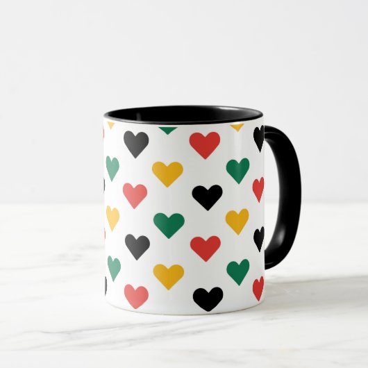 The BHM Hearts Mug Tasse (VorderseiteRechts)