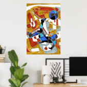 The Bicycle kick Soccer Art Futebol 2014 Poster (Heimbüro)