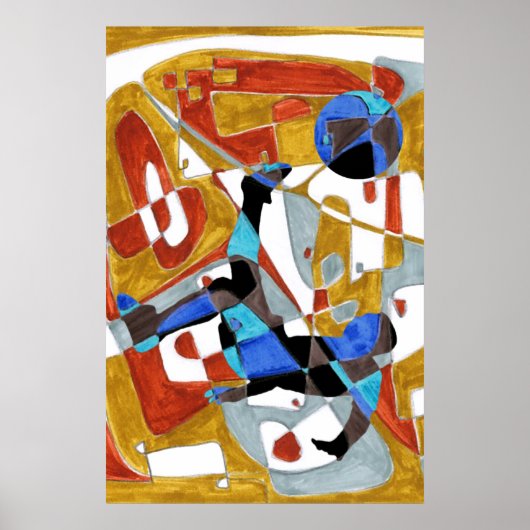 The Bicycle kick Soccer Art Futebol 2014 Poster (Vorne)