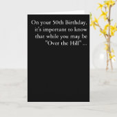 The Big 5-0 Karte (Gelbe Blume)