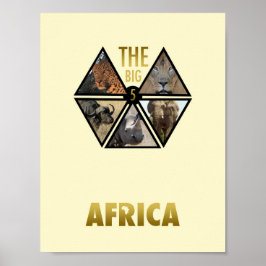 The Big 5 Africa 11" x 8,5" Poster