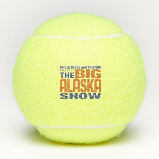 The Big Alaska Show Ball Hitch Cover Tennis Ball (Vorderseite)