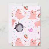 the big bad wolf and three little pigs einladung (Rückseite)