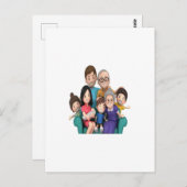 the big family postkarte (Vorne/Hinten)