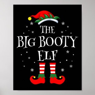 The Big Hintern Elf Christmas Family Matching Grou Poster