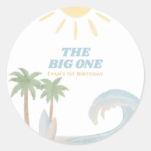 The Big One Beach Surf Sommer Wasserfarbe Küste