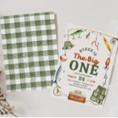 The Big One Fishing Birthday Invitation Einladung