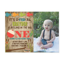 The Big One Fishing Theme Boys First Birthday