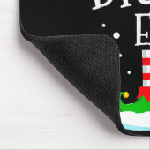 The Big Sis Elf Christmas Family Matching Xmas Sis Mousepad (Ecke)