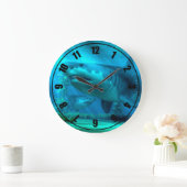 The Biggest Shark Große Wanduhr (Zuhause)