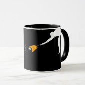 The Billiards Black 8 Ball Coffee Mug Tasse (VorderseiteRechts)
