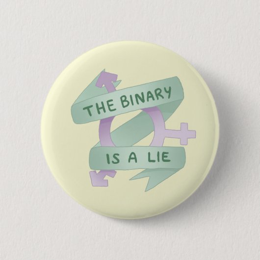 THE BINARY IS A BUTTON (Vorderseite)