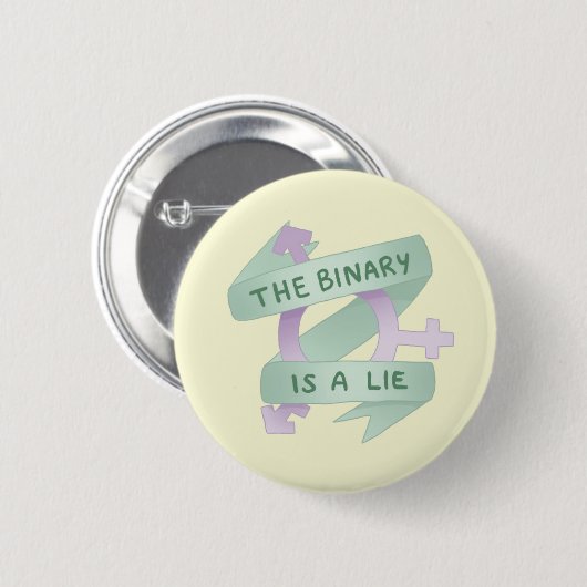 THE BINARY IS A BUTTON (Vorne & Hinten)