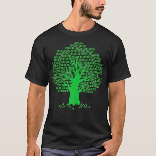 The Binary Tree Computer Programmer Software Devel T-Shirt (Vorderseite)