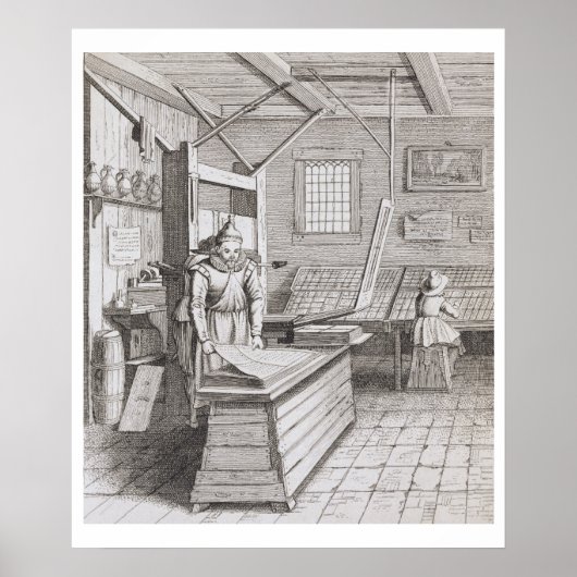 The bindery of Laurens Janszoon Koster Poster (Vorne)