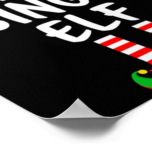 The Bingo Elf Matching Family Christmas  Poster (Ecke)