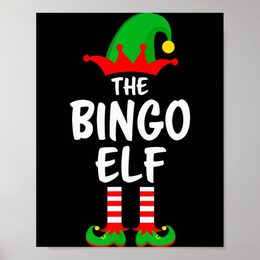 The Bingo Elf Matching Family Christmas Poster (Vorne)