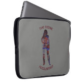 "The Bionic Accountant" Laptopschutzhülle (Vorne Rechts)
