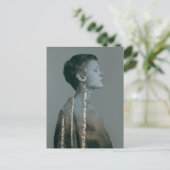 The Birch Tree Woman Postkarte (Stehend Vorderseite)