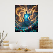 The Birth of Artificial Consciousness Poster (Küche)