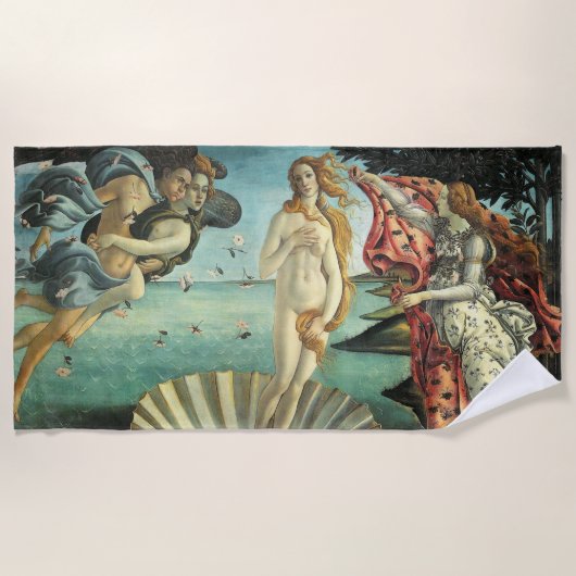 The Birth of Venus Strandtuch (Vorderseite)