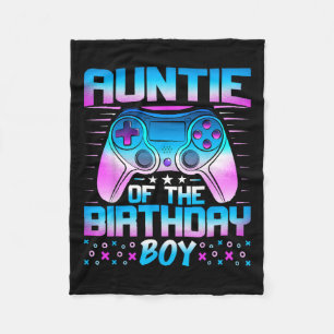 The Birthday Boy - Matching Video Game Birthday Fleecedecke
