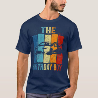 The Birthday Boy Race Car Birthday Racing Car frie T-Shirt